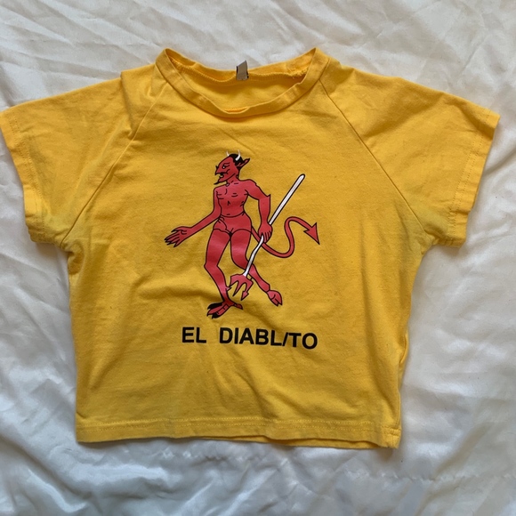 el diablito yellow top